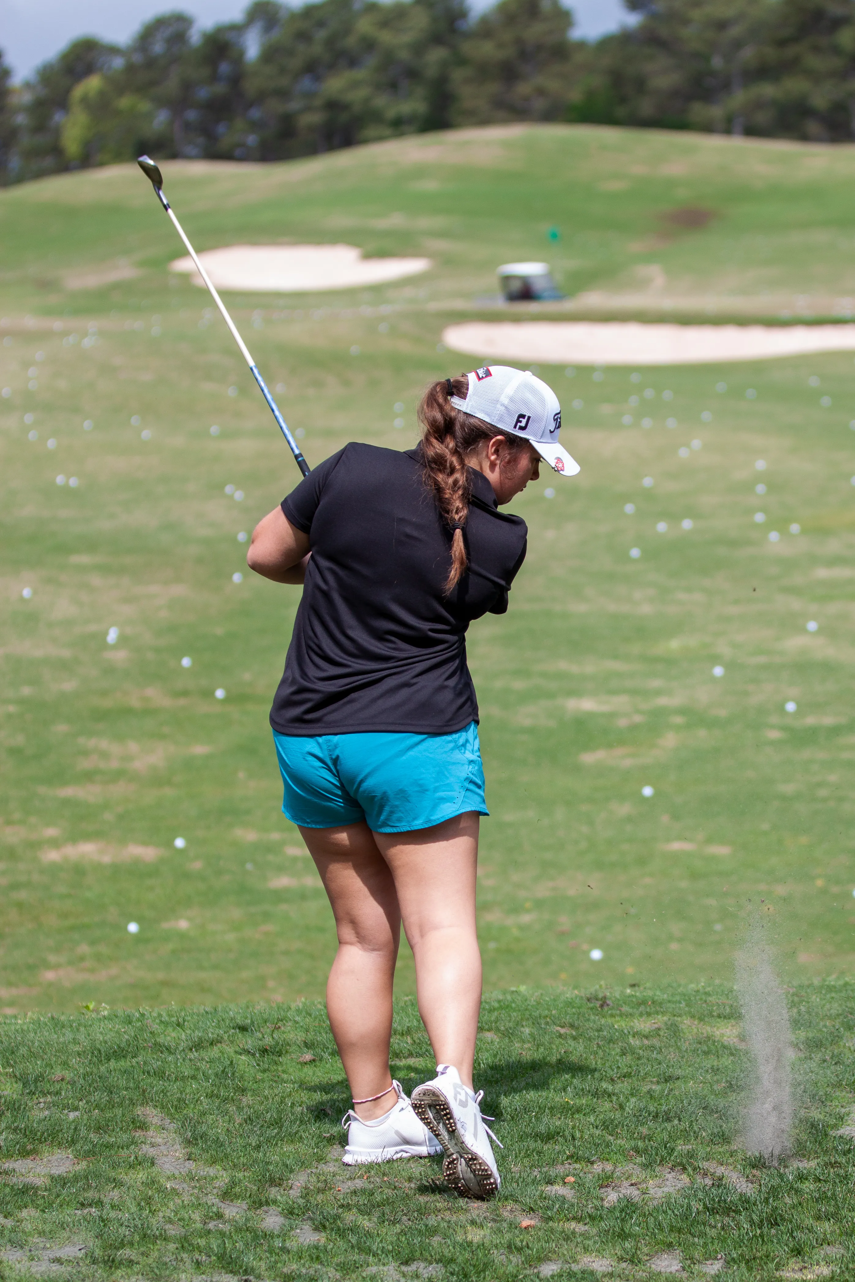 pretty green and flag